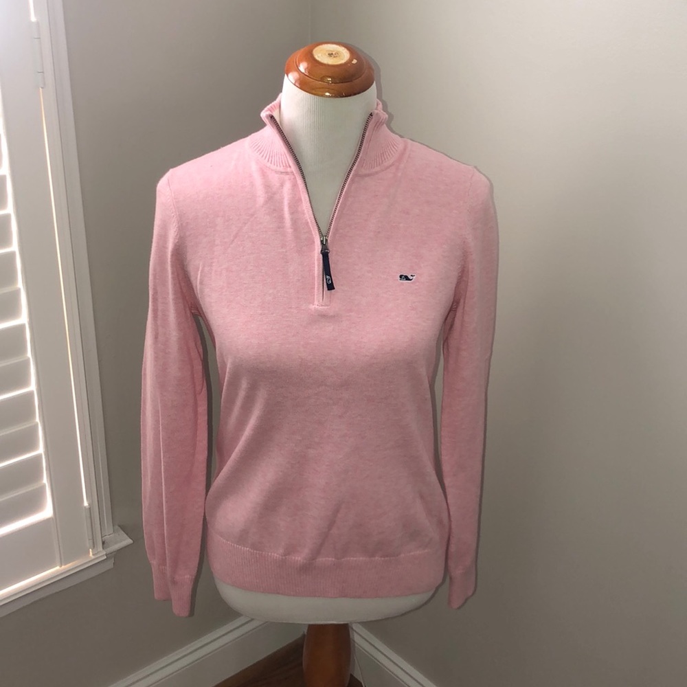Vineyard Vines light pink sweater pullover